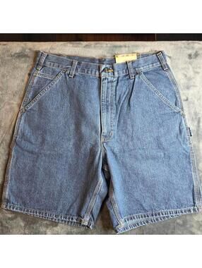 Carhartt Mens Loose Original Fit Denim Shorts Sz 36 NWT